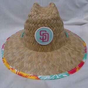 San Diego Padres City Connect Straw Hat 2025 Size Youth Small